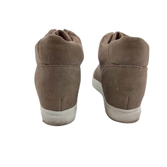 Blondo Women’s Suede Wedge Waterproof High Sneaker Ankle Platform Boots Size 8 - Picture 3 of 9